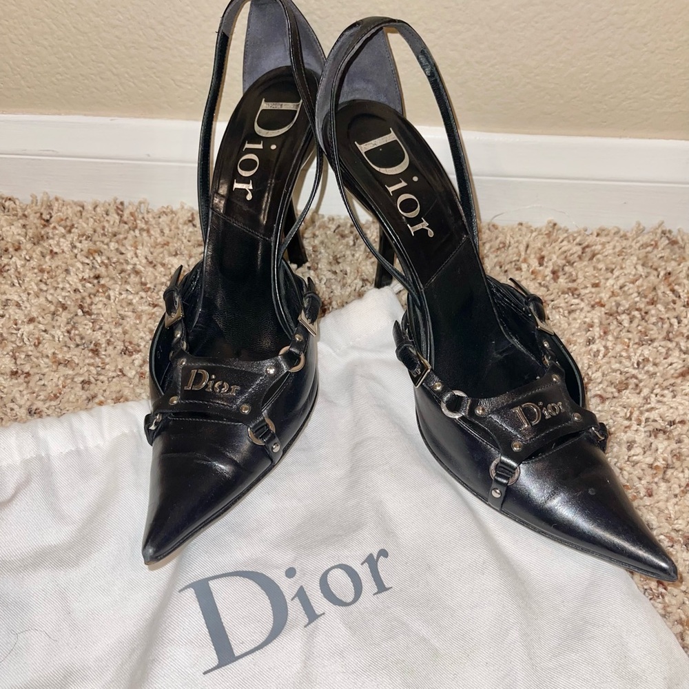 Christian Dior Black pumps Size 38 EXCELLENT CONDITION